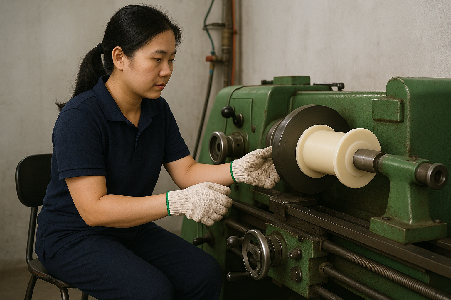 Nhựa Lam Hồng chuyên gia công ống chỉ công nghiệp Nhựa Lam Hồng chuyên gia công ống chỉ công nghiệp