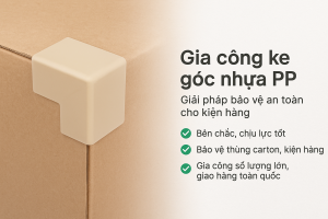 Đơn vị gia công ke góc nhựa PP uy tín