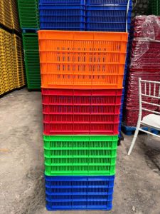Gia công sóng nhựa đựng nông sản – tải trọng cao, chịu lực tốt