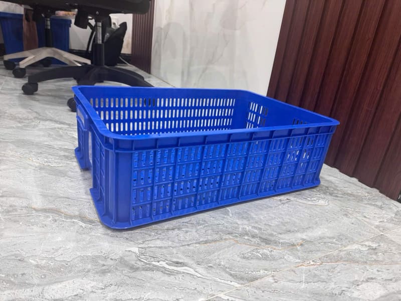 Quy trình gia công sóng nhựa đựng nông sản tại Nhựa Lam Hồng